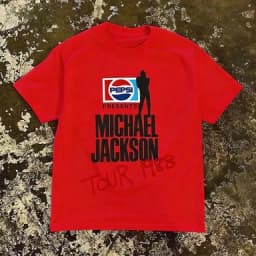 2026 New MJ Michael Jackson 1988 Tour Graphic Cotton T-Shirt High-Quality Summer Men's Clothing Women's Vintage Fashion T Shirt