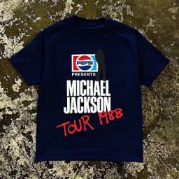 2026 New MJ Michael Jackson 1988 Tour Graphic Cotton T-Shirt High-Quality Summer Men's Clothing Women's Vintage Fashion T Shirt