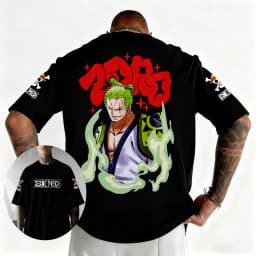 2026 New for One Piece Japanese Anime Printed Men's T-Shirt Roronoa Zoro Harajuku Short Sleeve Luffy T-shirt Clothing Y2k