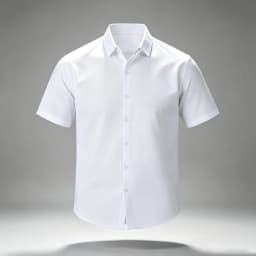 Mens Wrinkle Free Non Iron Silky Stretch Short Sleeve Dress Shirts Standard Point Collar Full Button Summer Office Formal Tops