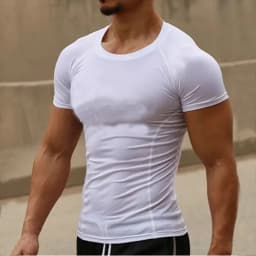 Men Running Compression T-shirt Short Sleeve Sport Tees Gym Fitness Sweatshirt Male Jogging Tracksuit Homme Athletic Shirt Tops
