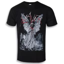 Slayer - Logo Inspirational Print T-Shirt Casual Street Style Cotton T-Shirt Suitable for Metal Enthusiasts