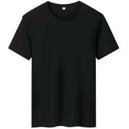 100% Cotton Solid Tshirts Mens Short Sleeve Fashion Brand Trend White Black Clothing Tees Woman Customized Products Summer