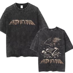System of A Down Toxicity Album Graphic Washed T-shirt Men Women Rock Oversized T Shirts Male Vintage Alternative Metal T-shirts