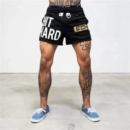 2024 Summer New Men Shorts Casual Sports Shorts Fitness Exercise Beach Shorts Breathable Mesh Shorts Jogger Men's Brand Shorts