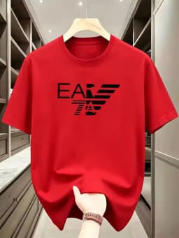 Summer New High-end Pure Cotton Korean-style Casual and Versatile Round-neck Short-sleeved T-shirt, All-cotton Light Luxury