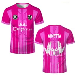 JUL Maillot TOTO Et Ninetta Jerseys Men's And Women's Trendy Rap Culture Printed T-shirts Breathable Football Training Uniforms