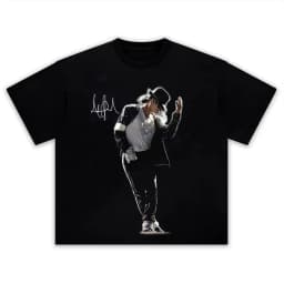 Michael Jackson Thriller Cotton TShirt Retro Streetwear Hip Hop Black Men's Clothing Women Clothing Tee 2026 Summer New T Shirt