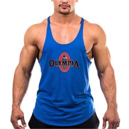 Summer Bodybuilding Sports Stringer Singlets Workout Wear Round Neck Loose-fit Men's Fitness Vests Unisex Casual Gym Tank Tops