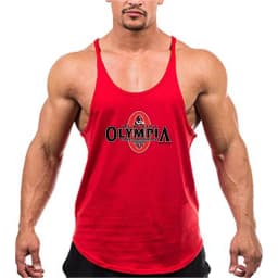 Summer Bodybuilding Sports Stringer Singlets Workout Wear Round Neck Loose-fit Men's Fitness Vests Unisex Casual Gym Tank Tops