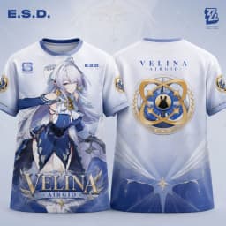 Zenless Zone Zero Character Miyabi Jane Billy Anby Lycaon Velina Cissia Billy Full Print Breathable Soft Mesh Jersey T-Shirt