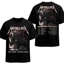 Metallica Dublin Ireland June 19 21 2026 Aviva Stadium Event Band T-Shirt Cotton Graphic Tee Men Women Summer Streetwear
