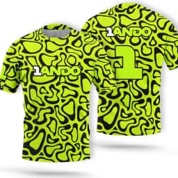 Lando Norris 1 Driver Summer Fashion 3D Quick-Dry Breathable Men's T-Shirt - Exclusive Racing Gear for Fans - Men's Clothing
