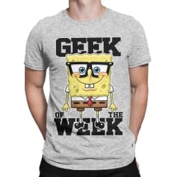Novelty Spongebobs T-Shirt Men Crew Neck Cotton T Shirts Short Sleeve Tees Gift Clothing