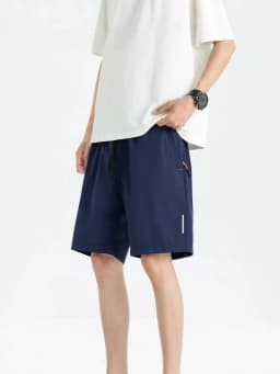 Mens Summer Quick Dry Athletic Work Shorts Casual Hiking Pants Shorts with Zipper Pockets Loose Fit Plus Size Outdoor Trousers