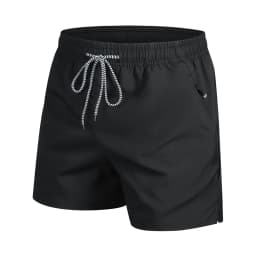 2025 New Summer Men's Beach Shorts Beach New Models Solid Color Fashion Leisure Comfortable Elastic Waist Double Pockets Cool