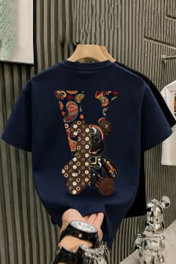 2026 Summer Men's Short-Sleeved Fashion New Product - Multi-purpose Cool Youthful Casual Fun Print Cotton Men's Women's T-Shirt
