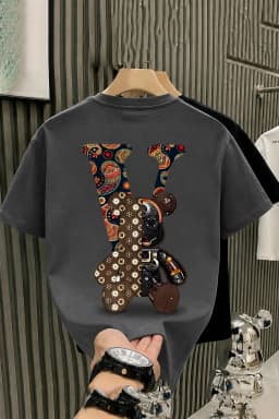 2026 Summer Men's Short-Sleeved Fashion New Product - Multi-purpose Cool Youthful Casual Fun Print Cotton Men's Women's T-Shirt