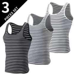 1/3/5 Pcs Men's Solid Color Simple Fashion Fitness Vest Plus Size Youth Sports Physical Education Class Sleeveless T-shirt Tight