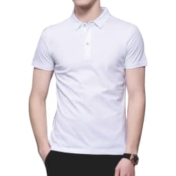 Summer Solid Color Outdoor Casual Lapel Short-sleeve Daily Business Short-sleeve Tops 2024 New Unisex Polo Shirts