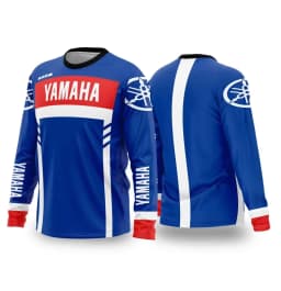 New YAMAHA Men Women Motorcycle Riding Suit Loose Breathable Quick Drying Off-Road Racing Suit Long Sleeved Sports T-Shirt