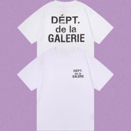 Gallery Dept Short Sleeve Letter Printed 2026 New American Casual Street Cotton Large T-shirt Trendy Hot Sale