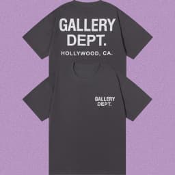 Gallery Dept Short Sleeve Letter Printed 2026 New American Casual Street Cotton Large T-shirt Trendy Hot Sale