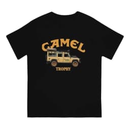 New 2026 Retro Car Camel Cigarettes T-Shirt Vintage Cotton Tops Tee Short Sleeve Casual Streetwear Oversized Women Men Clothing
