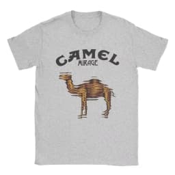 New 2026 Retro Car Camel Cigarettes T-Shirt Vintage Cotton Tops Tee Short Sleeve Casual Streetwear Oversized Women Men Clothing