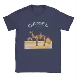 New 2026 Retro Car Camel Cigarettes T-Shirt Vintage Cotton Tops Tee Short Sleeve Casual Streetwear Oversized Women Men Clothing
