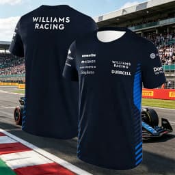 2026 Williams Racing Albon Fans T-Shirt Outdoor Extreme Sports Cycling Short Sleeve Jersey Summer Daily Breathable Unisex Top