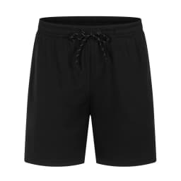 Summer new men's imitation linen breathable shorts Hawaii beach pants men's solid color shorts loose multi-functional street wea