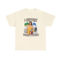Men I Support Women's Sports T Shirt Unisex Women Oversize Tee Streetwear Casual Short Sleeve Funny Sarcastic Humor Gen Z Humor