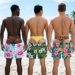 viral 3D print funny fake Buttock design swim trunks for men Hawaii vacation beach party shorts summer quick dry shorts gift