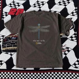 National Geographic Dragonfly T-Shirt Why Am I So Fly Graphic Unisex S-4XL Summer New Women's Vintage Tee