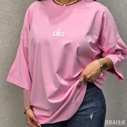 2026 Summer New Style Fashion Letterprint Dlo T-Shirt, suitable for both men and women, loose short-sleeved streetwear top