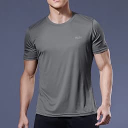 Summer Men Short Sleeve t-Shirt Casual t Shirt Tops Male Quick Dry Running Gym t-Shirts Breathable o-Neck Tee Shirt Man Clothing