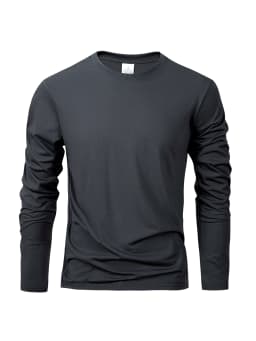 Men's Long Sleeve T Shirts Casual Round Neck Moisture Wicking Tees Male Tops Sports comfortable versatile Men's T-shirts
