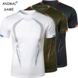 Summer Gym Breathable T Shirt Men Quick Drying Jogging Tops Men Lightweight Training Tees Fitness Tops Running Sweatwear