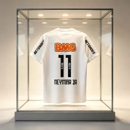 Vintage Neymar 11 BMG Print Football T-Shirt Men Women Quick Dry Breathable Retro Santos Casual Soccer Fan Tee