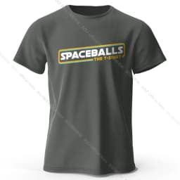 Spaceballs Printed T-Shirt 100% Cotton Oversized Sci-Fi Graphic Tees for Men Women Summer Tops Nerd Streetwear