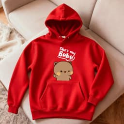 Bubu Dudu Bear Couple Hoodies Matching His and Hers Outfit Casual Cute Couple Outfits Fall Winter Men Women Daily Life Apparel