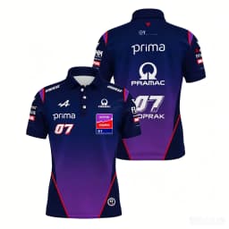 2026 New Jack Miller 43 Polo Shirt for Men Toprak Razgatlioglu 7 Driver T-shirt Moto Sports Quick Dry Prima Racing Polos 5XL Top