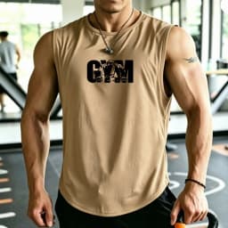 Men's Summer Casual Sleeveless Tank Top Print mesh breathable Daily Wear Light Workout Stylish Streetwear Vest men tops