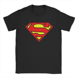 Men Women Comics Supermans T Shirts 100% Cotton Tops Casual Short Sleeve Round Collar Tees Gift Idea T-Shirt