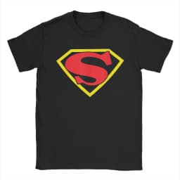 Men Women Comics Supermans T Shirts 100% Cotton Tops Casual Short Sleeve Round Collar Tees Gift Idea T-Shirt