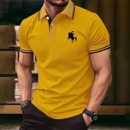 2026 Summer Men's Polo Shirt - 3D Printed Design Breathable Lightweight Stylish and Fashionable Outdoor Men's Clothing