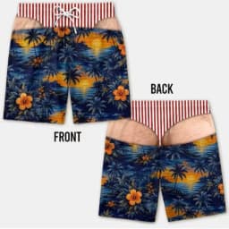 Funny Loose Beach Pants Vacation Casual 2026 Summer New Men 3d Print Vacation Beach Shorts Travel Gift for Men Surf Board Shorts