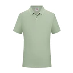 Men's and Women's New Model Summer Solid Color Lapel Short-sleeved Casual Daily Outdoor Polo Shirt Fashion Button Top 14 Colors