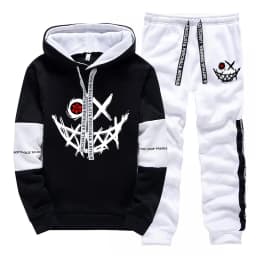 Hot Sales Mens Tracksuit Printed Single Piece Sweatshirts Sweatpants Casual Hoodie Pants Outdoors Mens Clothing Funny Streetwear